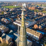 church roof inspection and spire in mansfield nottinghamshire