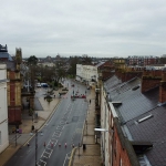 aerial roof inspection in leamington spa during lockdown