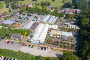 aerial marketing photography of nursery in derbyshire